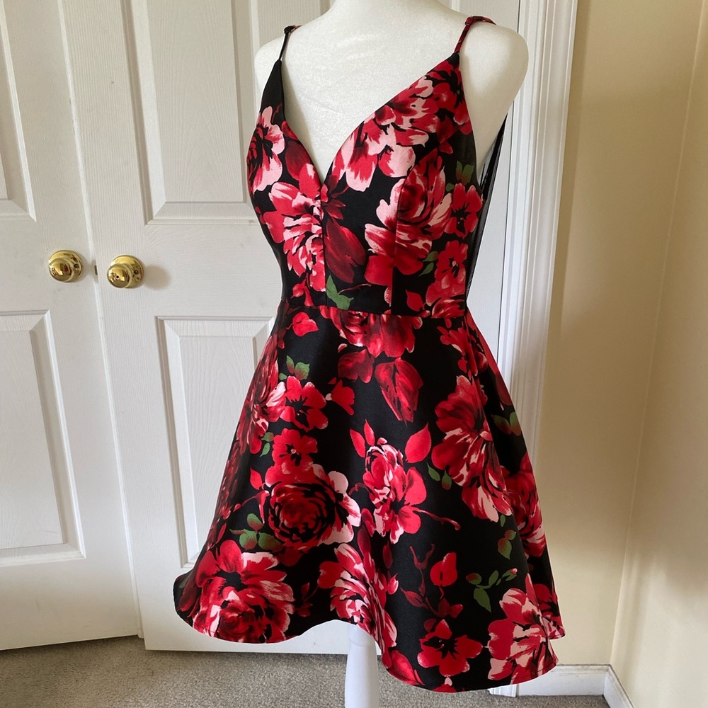 Homecoming floral dress!